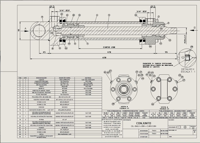 Engenharia Industrial de Cilindros Hidráulicos - Olivertech